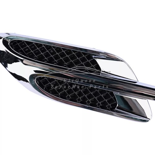3W3821273B 3W3821274B For Bentley Continental GT Fender Air Vent Grille Chrome - Picture 5 of 7