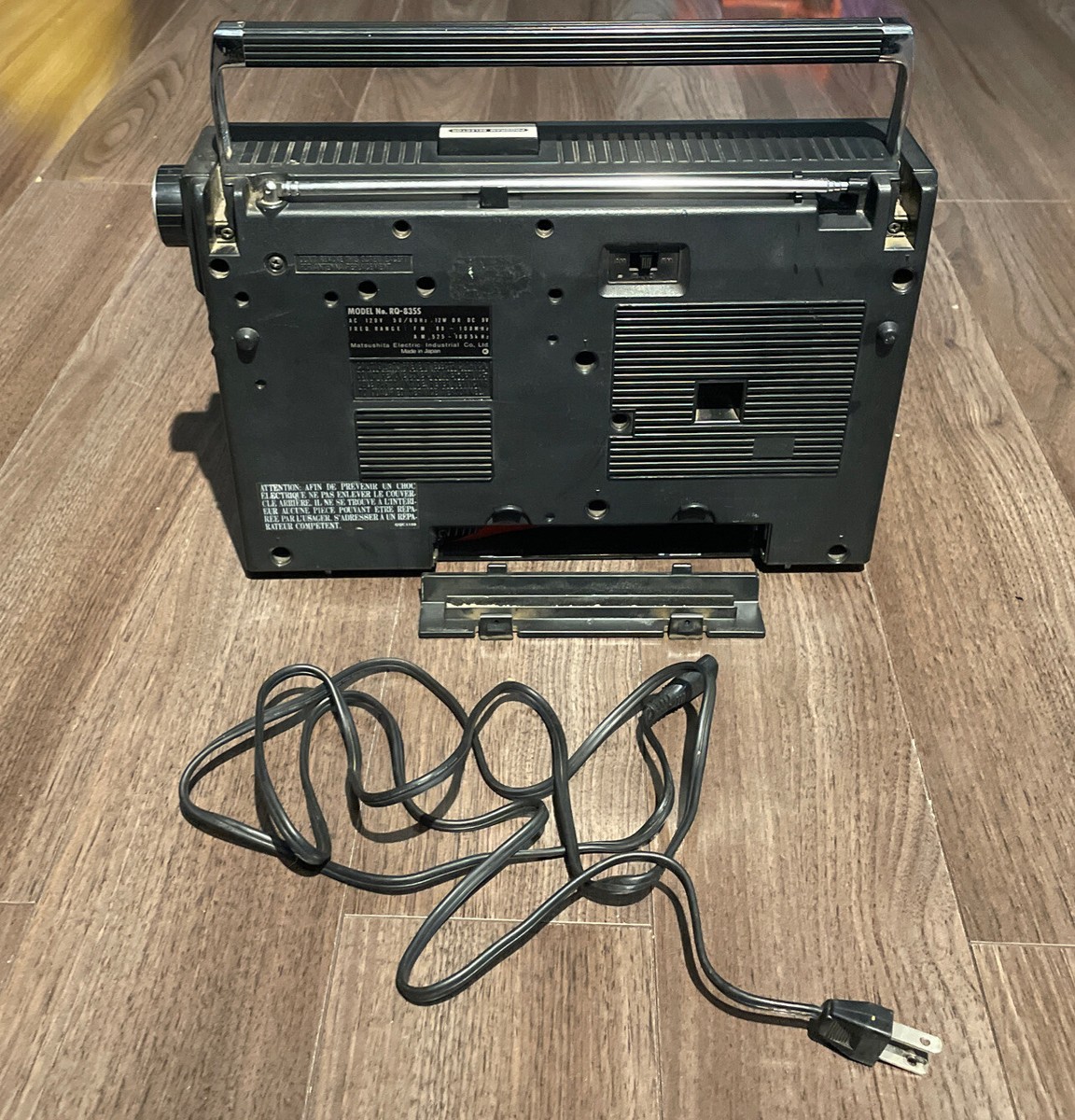 Panasonic RQ-835S Vintage 8 Track Player AM/FM Portable Boombox