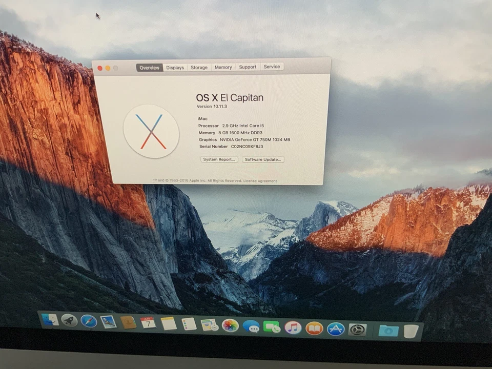 Apple iMac Razor thin 21.5” AIO Desktop i5 quad Core Nvidia GT 750M 1gb Mac OS! - Image 4 of 4