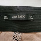 ZARA Basic Women's Faux Snakeskin High Waisted Pants Size Medium — photo 2