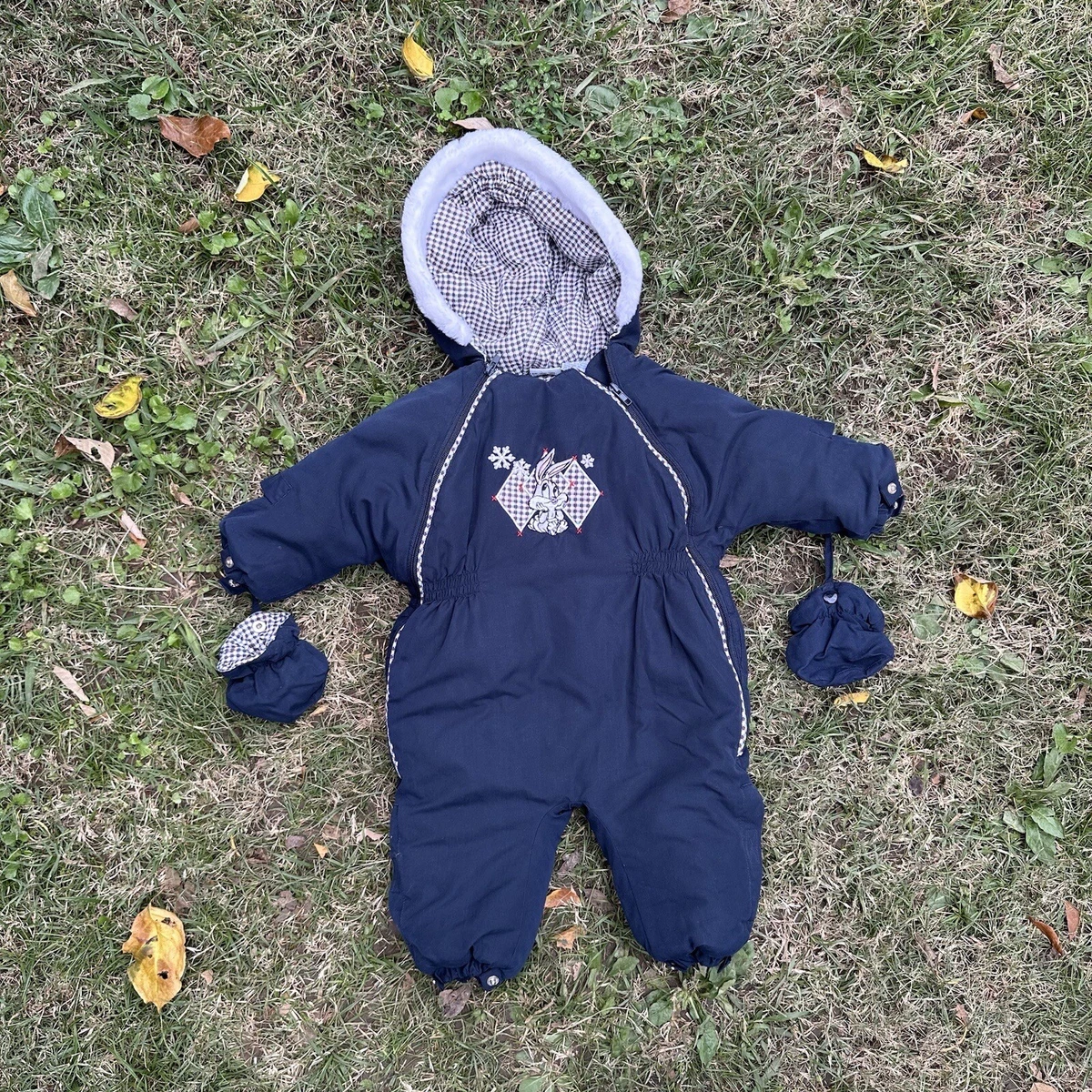 Vintage Warner Bros Baby Looney Toons Snowsuit Infant Size 18