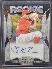 2019 Panini Prizm Baseball Ranger Suarez Rookie Autograph 56/60 #RA-RS