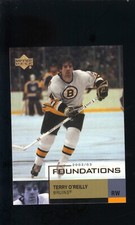 2002-03  UPPER DECK HOCKEY CARD FOUNDATIONS TERRY O'REILLY #5 NM-MT BRUINS
