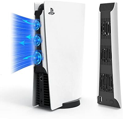 External Cooling Fan Cooler Game Accessories for PS5 PlayStation 5 Host Console