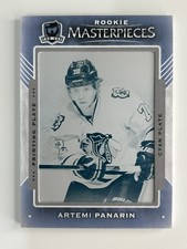 Artemi Panarin 2015-16 UD The Cup Rookie Masterpieces 1/1 Cyan Printing Plate RC