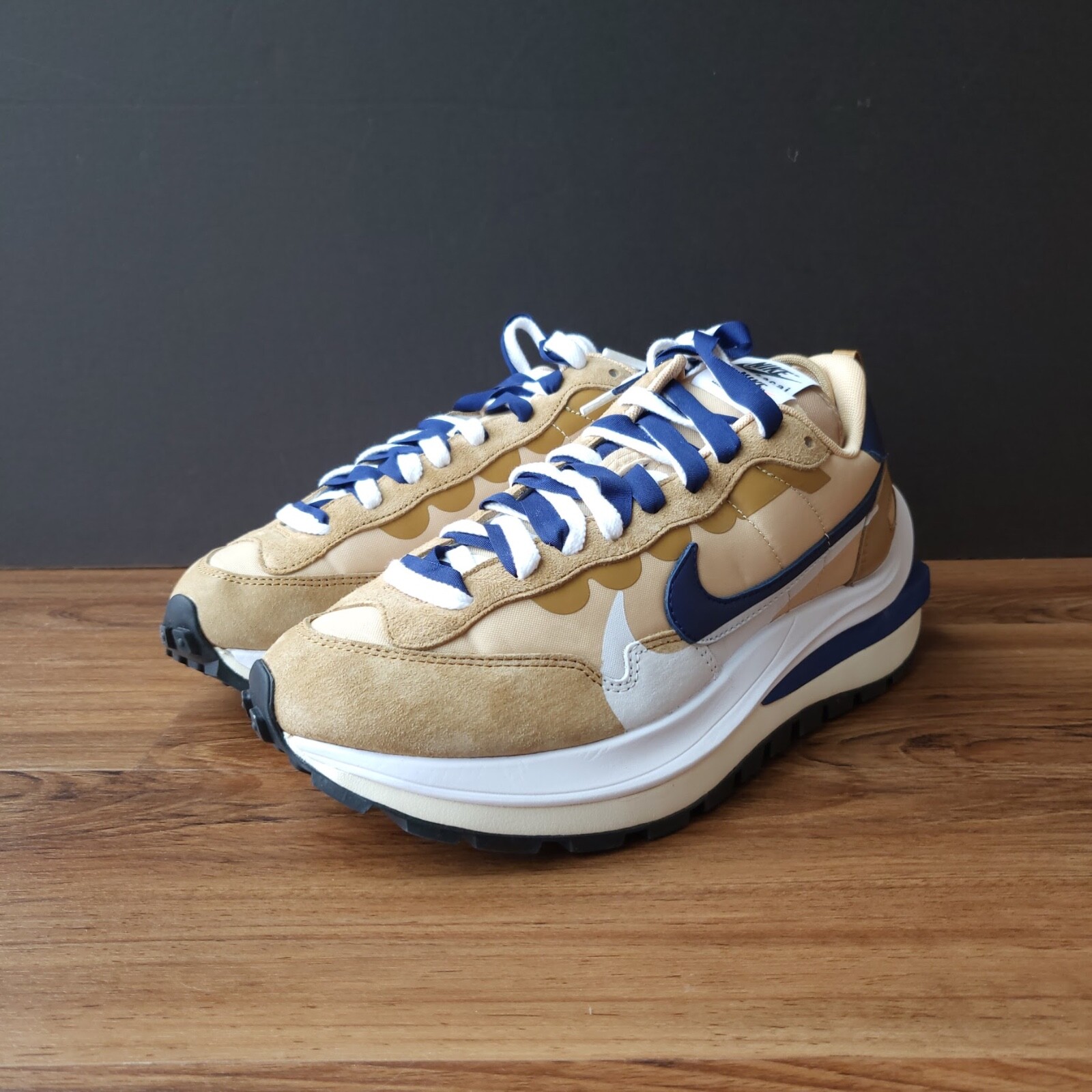 SACAI X NIKE Nike VaporWaffle x Sacai marrone scuro ""Blue sesamo vuoto"" taglia US M 9 nuove con scatola