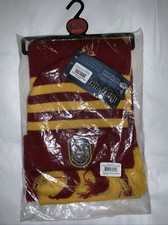 Harry Potter HOGWARTS KNIT HAT SCARF SET Red Yellow Gryffindor Hermione LICENSED