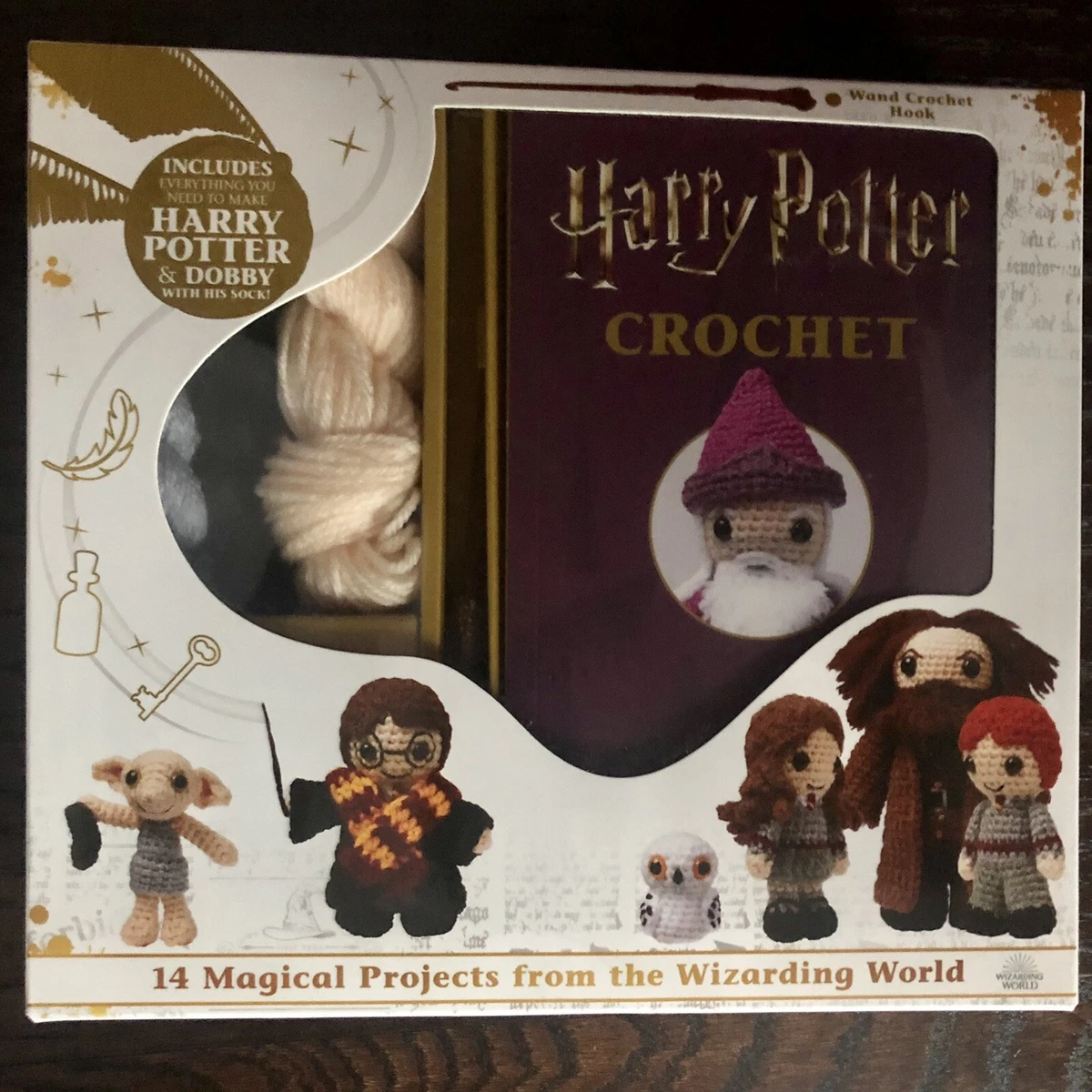 HARRY POTTER CROCHET KIT FROM WIZARDING WORLD NEW, Harry Potter