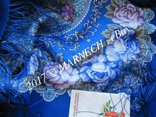 1694-13 Pavlovo Posad shawl 100% Pure Merino woolen scarf Dress wrap kerchief