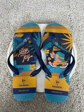 Havaianas Flip Flop Slippers Unisex Size 11/12W 9/10M Step Into Joy Multicolor