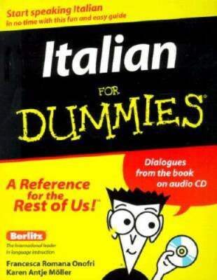 #ad #ad Italian for Dummies With Audio CD Paperback GOOD $5.98