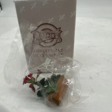 Dollhouse Miniature  Flower Box  With Flowers by Falcon Miniatures