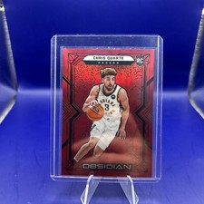 2021-22 Obsidian Electric Etch Red Flood #163 Chris Duarte RC Indiana Pacers