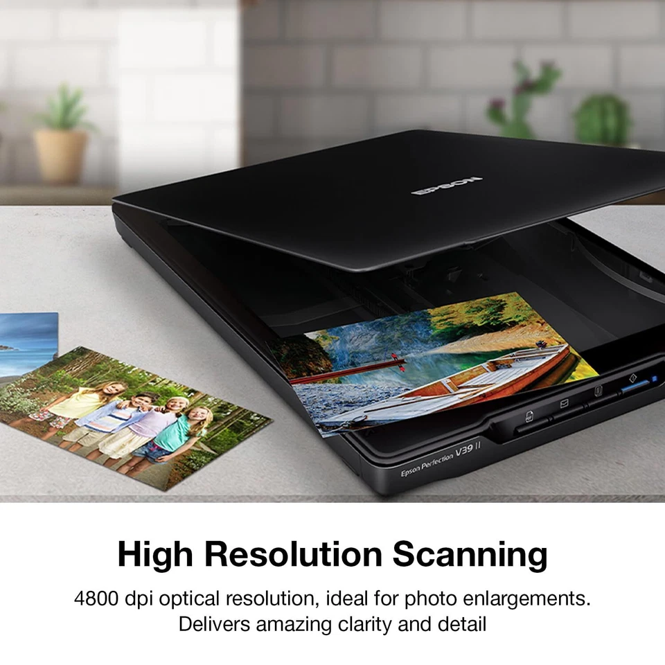 Epson Perfection V39 II Compact Flatbed Photo Document Scanner 4800 dpi - Image 2 of 4