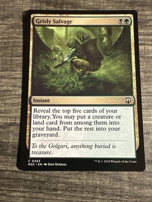 Grisly Salvage 263 M3C Modern Horizons MTG Instant Common NM