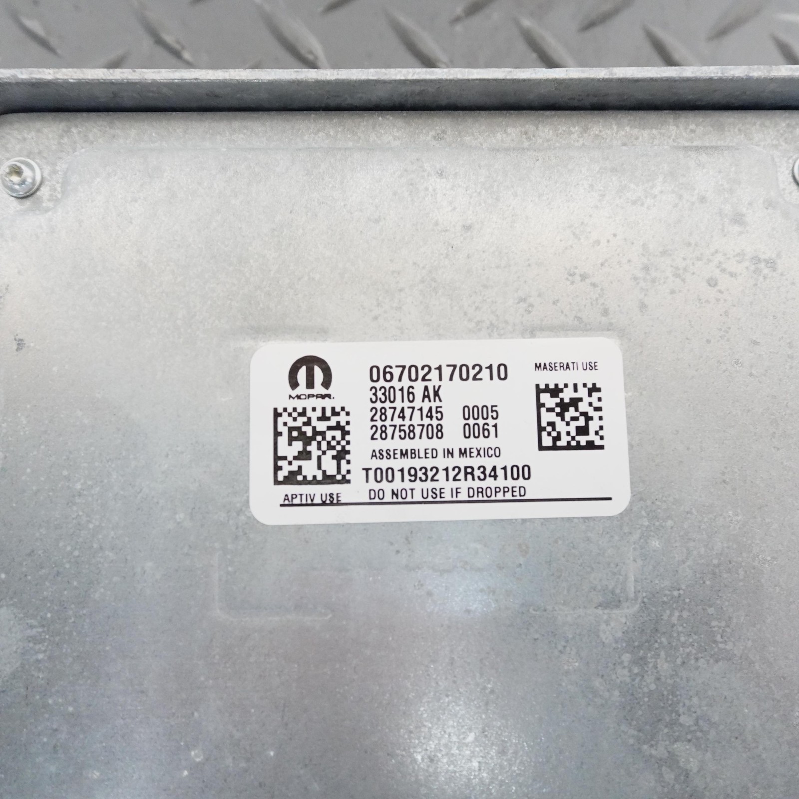 2023-2026 MASERATI GRECALE Cruise Control Computer Control Module Oem 6702170210