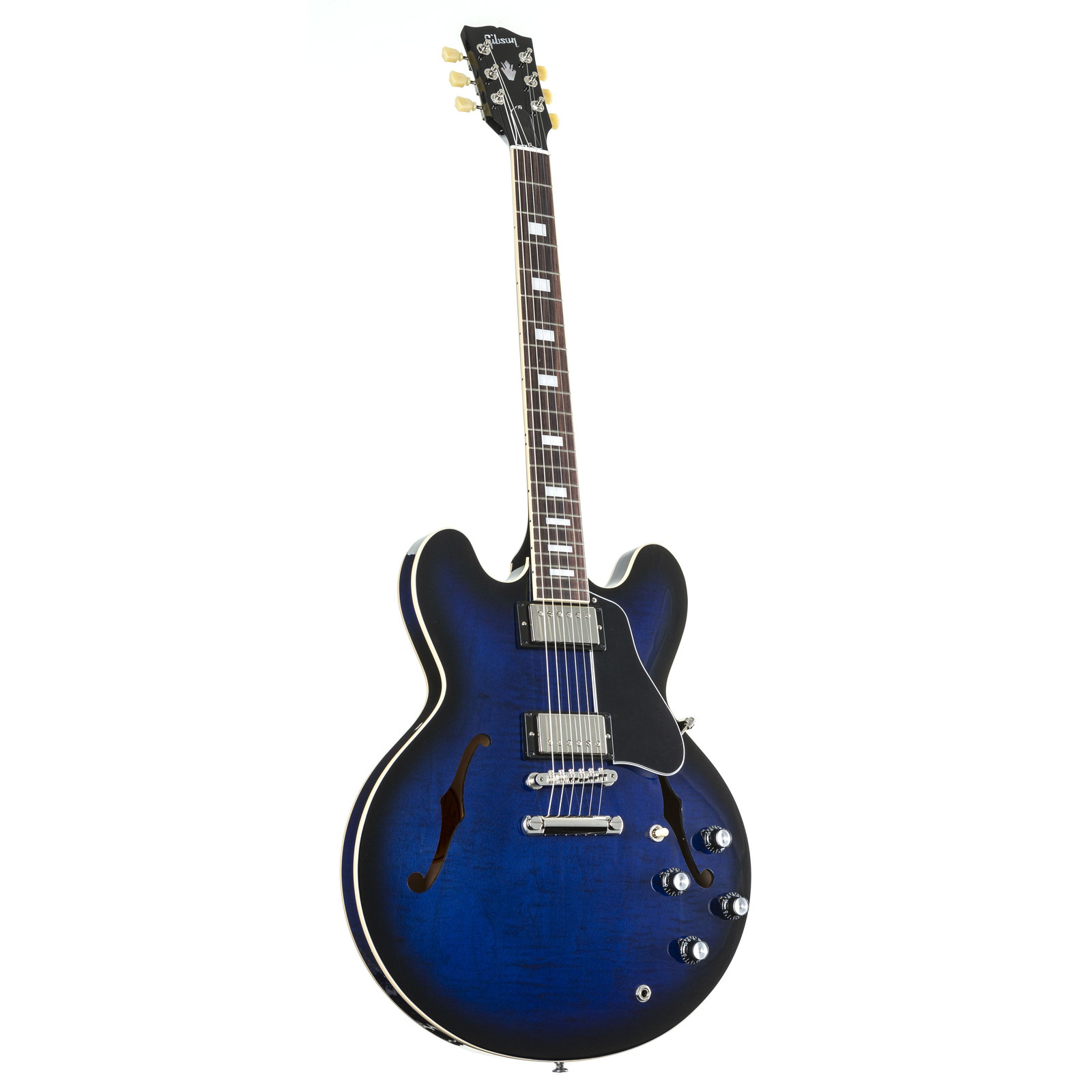 Gibson ES-335 изобразил глубоководный взрыв в океане - Halbakustik Gitarre 610890₽