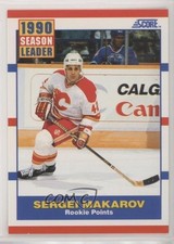 1990-91 Score Season Leader Sergei Makarov #350 HOF 09nc