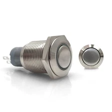 16mm Momentary Billet Buttons Johnny Law Motors KICSWBM16X muscle truck custom