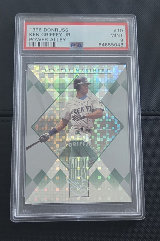 1996 Donruss Power Alley Ken Griffey Jr. PSA 9 #'d /5000