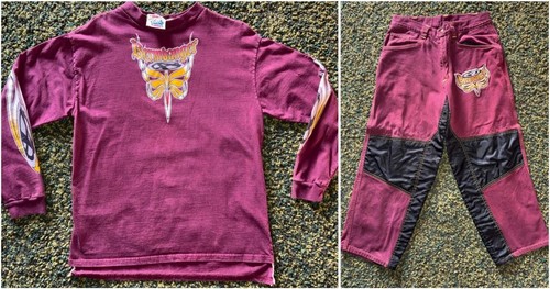 VTG 90s Answer Racing BRUCE BERMBANGER Jersey Pants Set - XLarge 32" - rare bmx