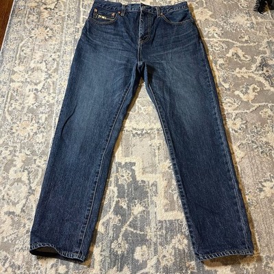 Sacai SCM-082 Straight Leg Denim Jeans with Zip Detail