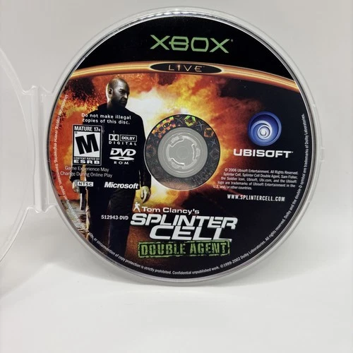 Tom Clancy's Splinter Cell: Double Agent (Microsoft Xbox) Disc Only