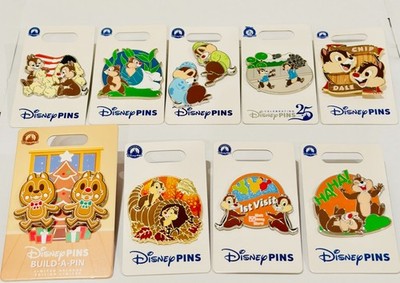 Disney Chip Dale Pins Choose Your Pin Build A Pin Anniversary