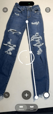 American Eagle Distressed Ripped Skinny Jeans Frayed Hem youth teen size 000 8 h