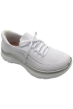 Skechers Women's Slip-ins Summits Plus Washable Knit Sneakers White