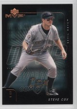 2002 Upper Deck MVP Steve Cox #38 0q3