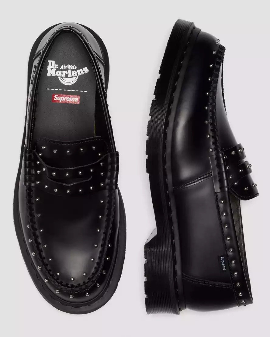 Supreme x Dr. Martens Studded Penton Loafer black 7.5 Men | eBay