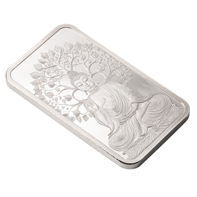 2025 PAMP Suisse 1 oz Silver Bar | The Lucky Buddha in Assay