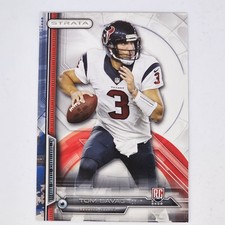 2014 Topps Strata #182 Tom Savage Rookie Card Houston Texans - Near Mint. rookie card picture