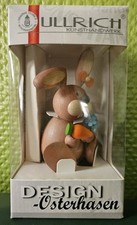 Dekoration Osterhase von ULLRICH Kunsthandwerk, original Erzgebirge, Holz, NEU