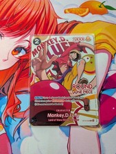 Monkey D. Luffy ENGLISH - One Piece x Round 1 Promo Card