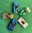 Lot Of 5 Hot Wheels RLs-1969 Chapparral 2Gs Olive, Blue, White, Green & Aqua