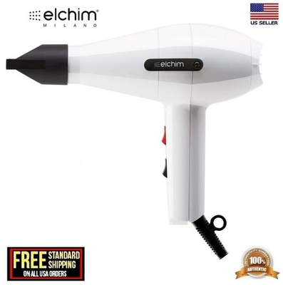 #ad #ad Elchim 2001 Professional Italian Salon Hair Dryer WHITE High Pressure 1875W $78.95