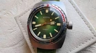 Russian Vostok amphibian divers watch, cal. 2209,  green dial, steel case
