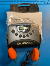 Sony Walkman WM-FX251 Radio  Cassette Player W/ Leather Case, New Belt, Service