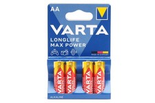 Varta AA 1.5V Longlife Max Power 4-Pack MN1500 LR6 Battery