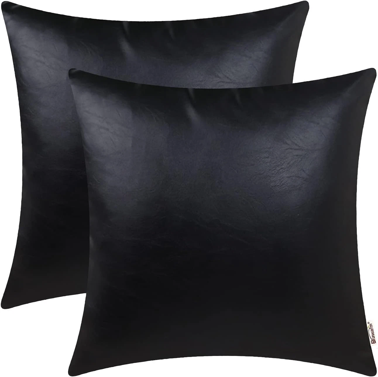 Faux Leather Throw Pillow Covers 20x20 Black Pack of 2 Couch Bed Sofa
Opens in a new window or tab