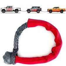 Yankum 716 Soft Shackle Recovery Kit With Red Chafe Sleeve - Usa Made