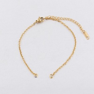 Authentic 2Sets Waterproof PVD Gold Plated Bracelet Making Chain SSC20-G