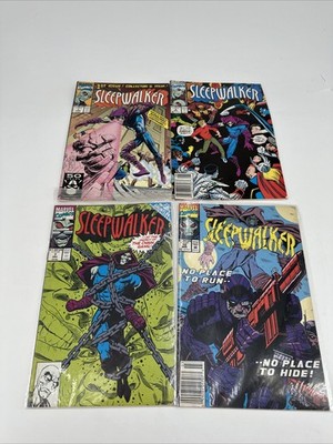 Sleepwalker Marvel Comics Lot of 4. Issues #1, 3, 7, 10. 1ST ISSUE