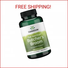 Swanson Butcher's Broom 470 Milligrams 100 Capsules