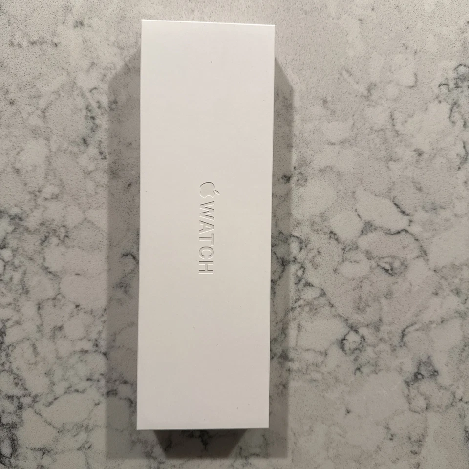 Apple Watch Series 10 42mm GPS Cell Silver Case Denim Sport Band S/M MWX33LW/A - Image 2 of 3