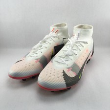Size 13 Nike Mercurial Superfly 8 Elite White Soccer Cleats Mens CV0956-122 Rare