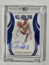 2024-25 Panini Flawless LaMarcus Aldridge AlI-NBA Ink Blue Auto 7/8 Trailblazers