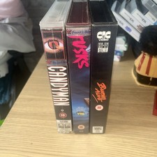 Big Box Horror VHS Bundle – Candyman, Tusks, Buried Alive – All Tested